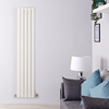 Radiateur Design Vertical Blanc Delta 178cm x 35cm x 4, 7cm 823 Watts