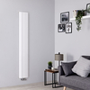 Radiateur design vertical en aluminium – 160 cm x 28 cm – Blanc – Aurora