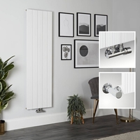 Radiateur design vertical en aluminium – 160 cm x 47 cm – Blanc - Lex