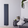 Radiateur design vertical en aluminium – Anthracite – 160 cm x 37, 5 cm - Aurora