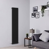 Radiateur Design Vertical Noir Savy 160cm x 35, 4cm x 8, 2cm 959 Watts