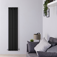 Radiateur Design Vertical Noir Vitality 160cm x 35, 4cm x 5, 6cm 841 Watts