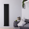 Radiateur Design Vertical Noir Vitality 160cm x 35, 4cm x 7.8cm 1228 Watts