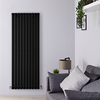 Radiateur Design Vertical Noir Vitality 160cm x 59cm x 5, 5cm 1402 Watts