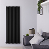 Radiateur Design Vertical Noir Vitality 160cm x 59cm x 7, 8cm 2047 Watts