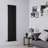 Radiateur Design Vertical Noir Vitality 178cm x 47.2cm x 5, 6cm 1190 Watts