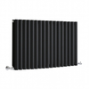 Radiateur eau chaude noir - 59, 5 x 100 cm - Double coeur - Eau chaude - 1200W - Chambre & Salon - Hudson Reed