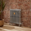 Radiateur en fonte – Argent - 66 x 21, 8 cm - Victoria