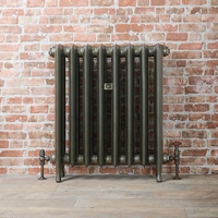 Radiateur fonte - 76 cm – Laiton antique – Tailles multiples – Erté