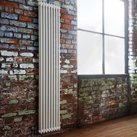 Radiateur Fonte Style Rétro Blanc - 180 x 38cm 1245W - Hudson Reed Windsor
