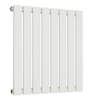 Radiateur horizontal - Blanc - 59, 5 cm x 56 cm - 1 Rang - Eau chaude - Acier - Sterling Arlie par Hudson Reed