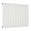 Radiateur horizontal - Blanc - 59, 5 cm x 77 cm - 1 Rang - Eau chaude - Acier - Sterling Arlie par Hudson Reed