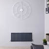 Radiateur horizontal anthracite Vitality 40 x 100cm 691 watts