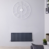 Radiateur horizontal anthracite Vitality 40 x 100cm 691 watts