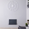 Radiateur horizontal anthracite Vitality 40 x 59 cm 406 watts