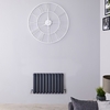 Radiateur horizontal anthracite Vitality 40 x 59 cm 619 watts