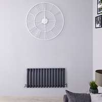 Radiateur horizontal anthracite Vitality 40 x 82, 6cm 569 watts