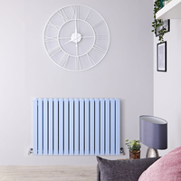 Radiateur horizontal Sloane Bleu pâle 63.5 x 100cm 1022 watts
