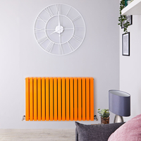 Radiateur horizontal Sloane Orange 63.5 x 100cm 1022 watts