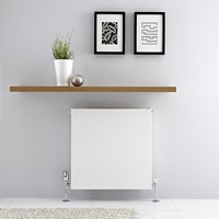 Radiateur horizontal (type 21) – Blanc – 60 cm x 60 cm – Merus