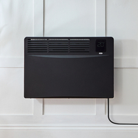 Radiateur électrique connecté - Wifi - 1500W - Noir - Mural - 42 x 61, 5 cm - Ecoso Hudson Reed