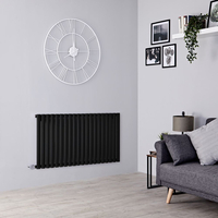 Radiateur Électrique Design Horizontal - 63.5 x 118cm - Vitality - Noir Laqué