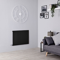Radiateur Électrique Design Horizontal - 63.5 x 83.4cm - Noir Laqué - Vitality