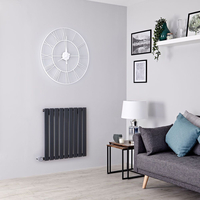 Radiateur Électrique Horizontal - Design Anthracite - 63.5 x 63cm - Delta