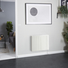 Radiateur électrique énergie sèche - 1500W - Blanc - Cablé Fil - Hudson Reed Mural