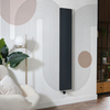 Radiateur Électrique Plat - Design Vertical Anthracite Fin - 180 x 30 cm - 600W - Wi-Fi câblé - Mural - Hudson Reed