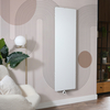 Radiateur Électrique Plat - Design Vertical Blanc Fin - 180 x 50 cm - 800W - Wi-Fi câblé - Mural - Hudson Reed