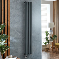 Radiateur électrique vertical - 178 x 23, 6 cm - Chauffage Économique WiFi Connecté - Thermostat intégré - Vitality - Hudson Reed