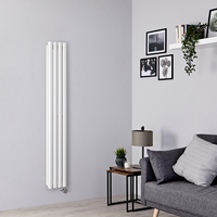 Radiateur Électrique Vertical Étroit - 160 x 20cm - 2000W - Design Mural Blanc - Hudson Reed