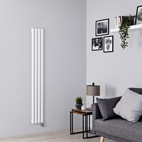 Radiateur Électrique Vertical Étroit - 160 x 20cm - 800W - Design Mural Blanc - Hudson Reed