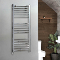 Radiateur sèche-serviette électrique - 120 x 50 cm – À brancher sur prise - Salle de bains - ECOSO par Hudson Reed