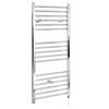Radiateur Sèche Serviette Électrique - 120 x 50cm - Acier Plat Chromé