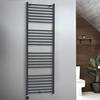 Radiateur sèche-serviette électrique plat – 180 cm x 60 cm - Thermostat Wifi Connecté - Acier - Anthracite - Hudson Reed Artle