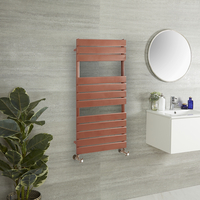 Radiateur sèche-serviettes design plat – Cuivre métallisé – 120 cm x 45 cm – Eau Chaude - Hudson Reed