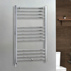 Radiateur sèche-serviettes électrique salle de bain – 100 cm x 60 cm - Chromé – Élément sur prise à brancher – ECOSO par Hudson Reed