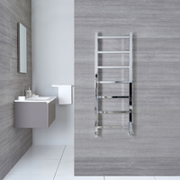 Radiateur Sèche-Serviettes Plat - Acier Inoxydable - Design Chromé Moderne
