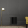 Radiateur Style Fonte Horizontal - Double Rangs – Gris Foncé (Carbon Grey) - Hudson Reed Windsor