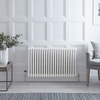 Radiateur style fonte horizontal – Blanc – 75 cm x 104, 2 cm – Triple rangs – Stelrad Regal par Hudson Reed