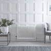 Radiateur style fonte horizontal – Blanc – 75 cm x 85, 8 cm – Triple rangs – Stelrad Regal par Hudson Reed