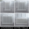 Radiateur style fonte horizontal – Blanc – Quatre rangs – Choix de tailles - Stelrad Regal par Hudson Reed