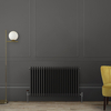 Radiateur style fonte horizontal – Double rangs – Gris (Carbon Grey) – 60 cm x 101 cm - 987 W - Rétro - Eau - Hudson Reed Windsor