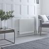 Radiateur style fonte rétro horizontal – Blanc - 2 rangs – 60 x 78, 5 cm - Design rétro - Windsor - Hudson Reed