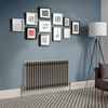 Radiateur Style Fonte Rétro Horizontal – Métal Brut Laqué – 60 x 101 cm - Windsor