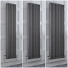 Radiateur style fonte rétro vertical - 180 cm – Métal laqué - Triple rang – Choix de tailles et de pieds - Windsor