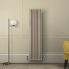Radiateur style fonte vertical – 180 cm x 47 cm – Double rang – Marron - Eau chaude - Rétro Industriel – Windsor