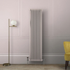 Radiateur style fonte vertical – 180 cm x 47 cm – Double rang – Rose - Eau chaude - Rétro Industriel – Windsor